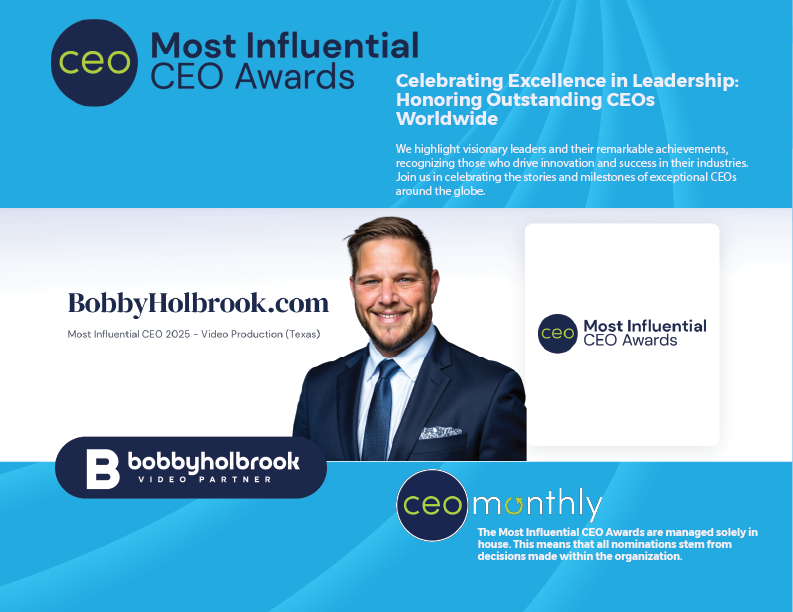 CEO Most Influential Awards - BobbyHolbrook CEO Most Influential Awards - BobbyHolbrook